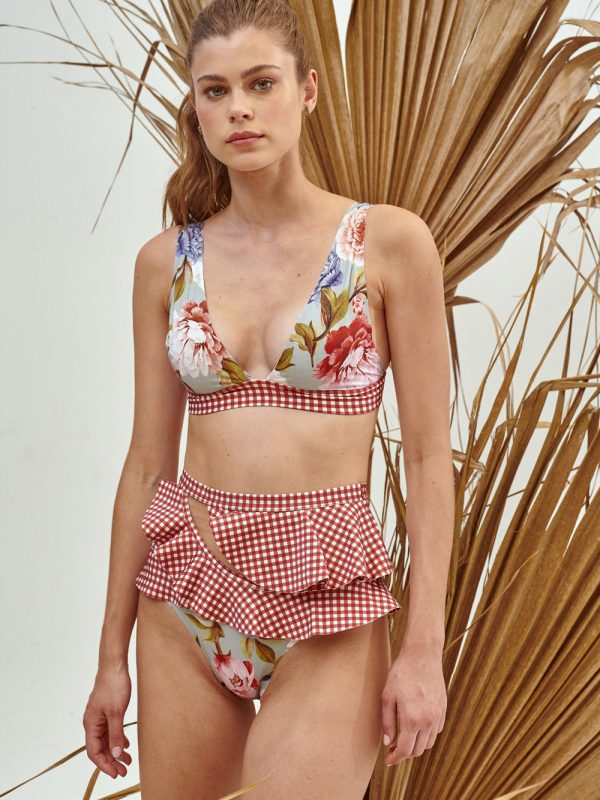 Peony Floxglove Top