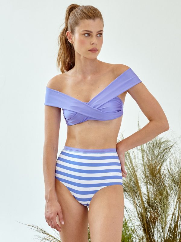 Blue Crosus Top