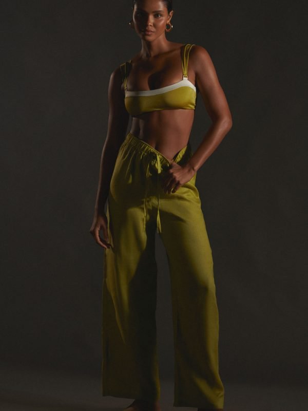 Green Puff Pants